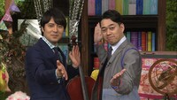 左から桝太一、バナナマン設楽。(c)日本テレビ