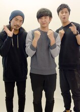 パンサー。左から菅、向井、尾形。