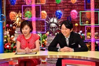 有吉弘行と高橋真麻（左）。(c)KTV