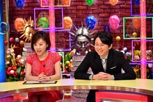 有吉弘行と高橋真麻（左）。(c)KTV
