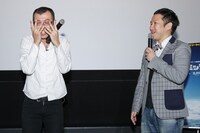 映画「X-ミッション」の公開記念イベントに登場したジョイマン。