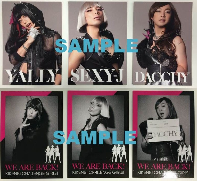 「キケチャレ特製トレカ」のデザインサンプル。