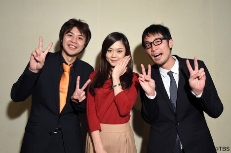 (左から)スパローズ森田とお相手のKさん、スパローズ大和。