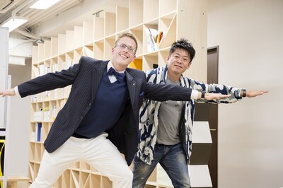 左から厚切りジェイソン、堀江貴文。