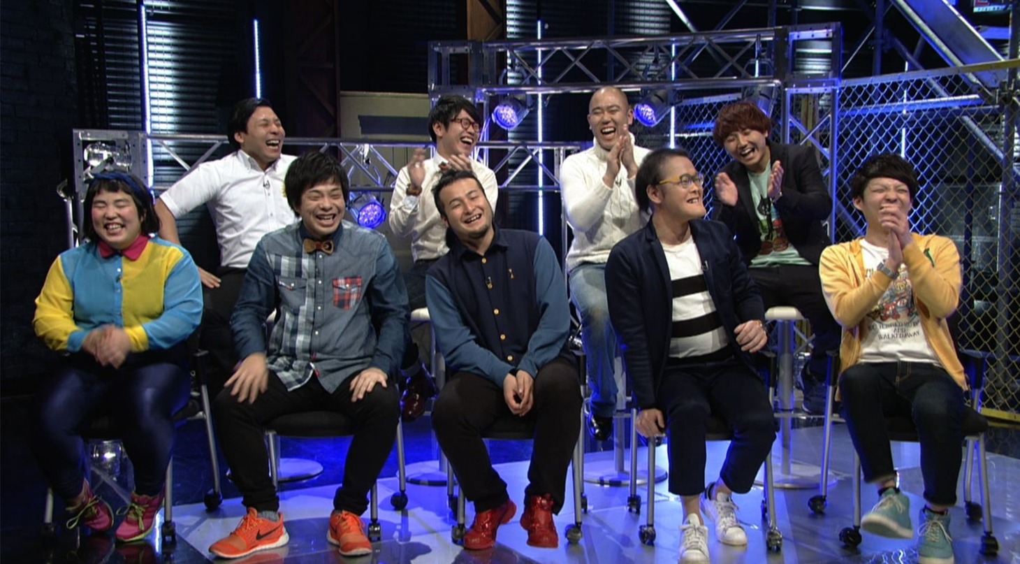 番組に出演する芸人たち。(c)ABC