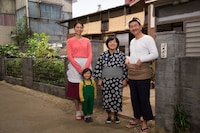 ドラマ「天才バカボン」の出演者たち。(c)日本テレビ