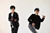 ジャケット写真の撮影中の様子。