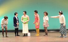 3本目のユニットコントのワンシーン。左から磁石・永沢、風藤松原・風藤、ななめ45°下池、キャン×キャン玉城、Hi-Hi上田、トップリード新妻。