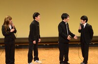 左からラブレターズ塚本、うしろシティ金子、うしろシティ阿諏訪、ラブレターズ溜口。