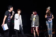 「uP!!! presents MUSIC SHOWER チュートリアルの徳ダネ福キタル♪ SPECIAL LIVE Vol.2」のワンシーン。（撮影：釘野孝宏）