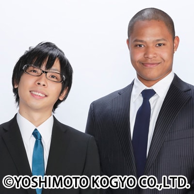 ドラッパ。左から伊藤はやて、リロイ太郎。