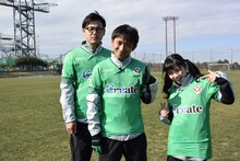 （左から）アルコ＆ピース、小池美由。(c)テレビ朝日