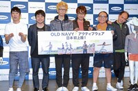 OLD NAVYのPRイベントの様子。
