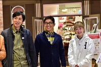 （左から）チュートリアル徳井、薬丸裕英、松嶋尚美。(c)TBS