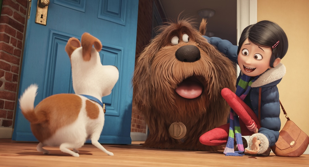 アニメ映画「ペット」のワンシーン。(c)Universal Studios.