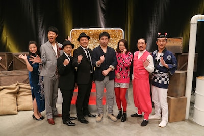 「ヨルスパ！ 暗躍！芸人ブローカー外伝2～禁断のオールスター（秘）クイズ祭～」の出演者たち。(c)関西テレビ