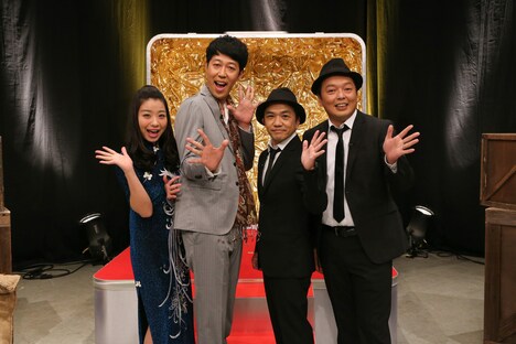 （左から）井上安世、小籔千豊、中川家。(c)関西テレビ