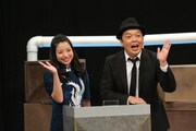 （左から）井上安世、中川家・礼二。(c)関西テレビ