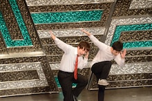 「Member」に昇格したダイスと「Jr.」残留となった西村ヒロチョ（左から）。