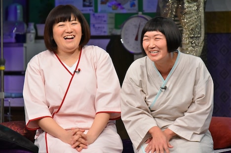 左から森三中・黒沢、たんぽぽ川村。(c)日本テレビ