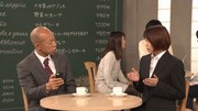 コント「I.S.S.E.I」に出演する（左から）バイきんぐ小峠、岡本玲。(c)NHK
