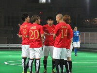 試合中の様子。