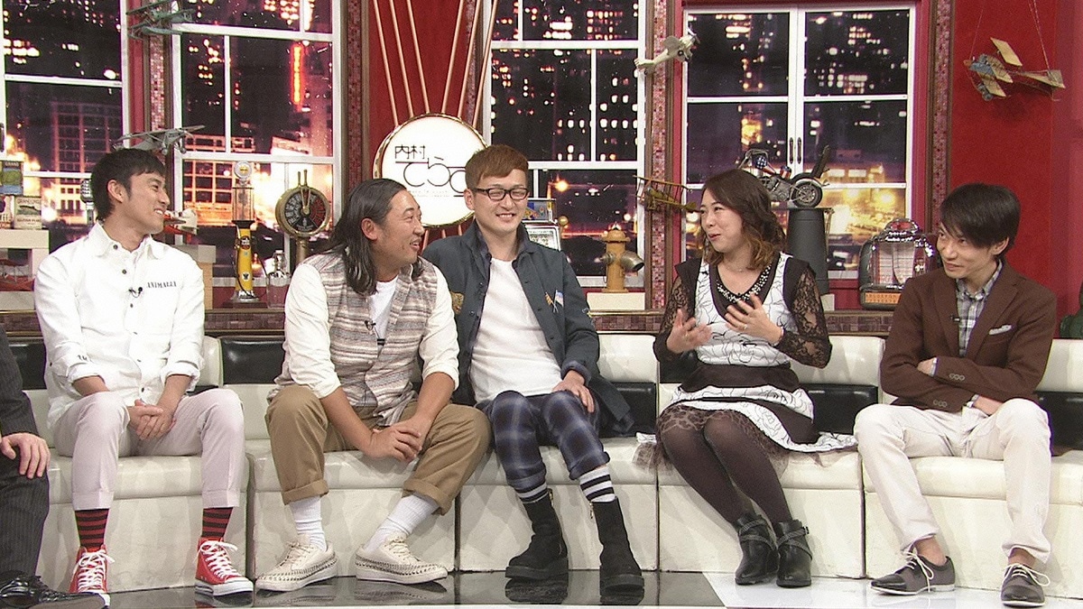 左からロバート、椿鬼奴、インパルス板倉。(c)日本テレビ