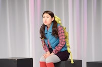 横澤夏子の単独ライブ「ダントツガール」のワンシーン。