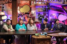 （左から）ケンドーコバヤシ、海原やすよ ともこ、雨上がり決死隊。(c)ABC