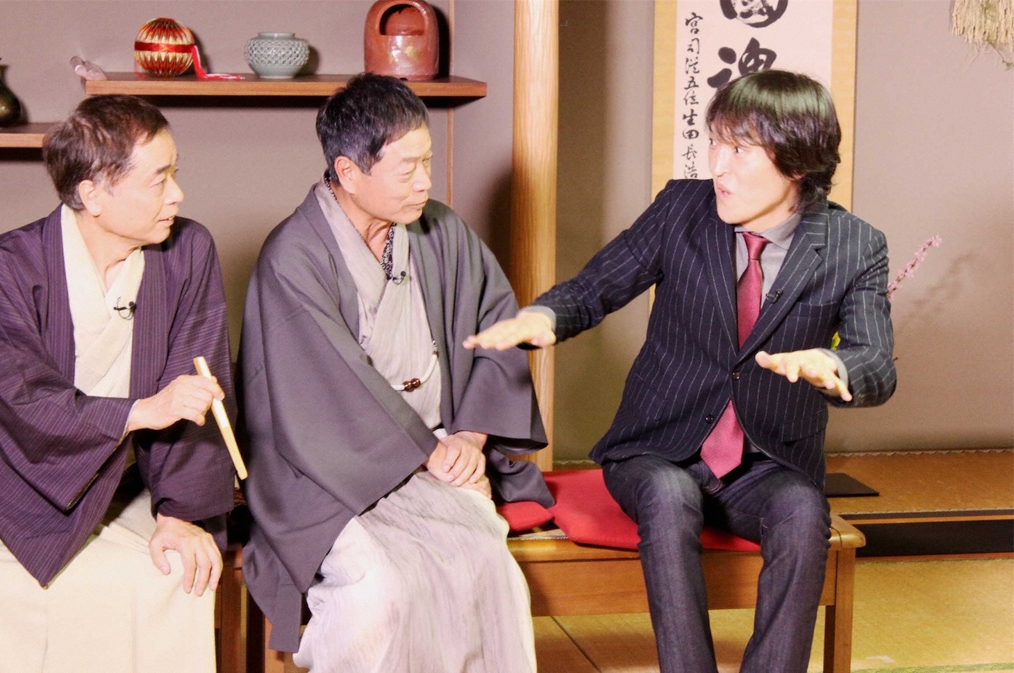 「ちはらくご～ジュニアが知りたい噺家の世界～」のワンシーン。(c)関西テレビ