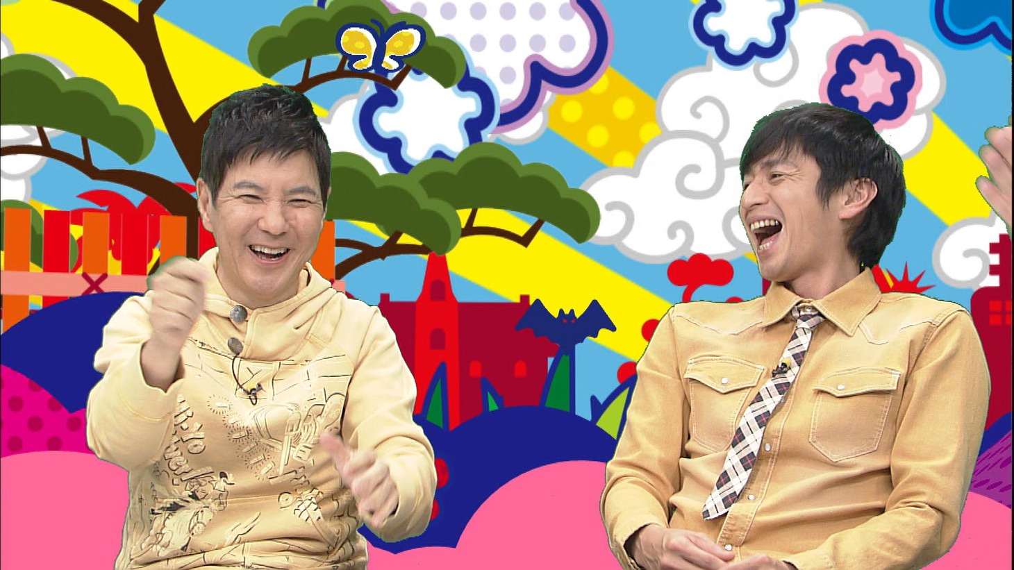 「関根＆徳井の妄活のススメ」に出演する、（左から）関根勤、チュートリアル徳井。(c)CTV