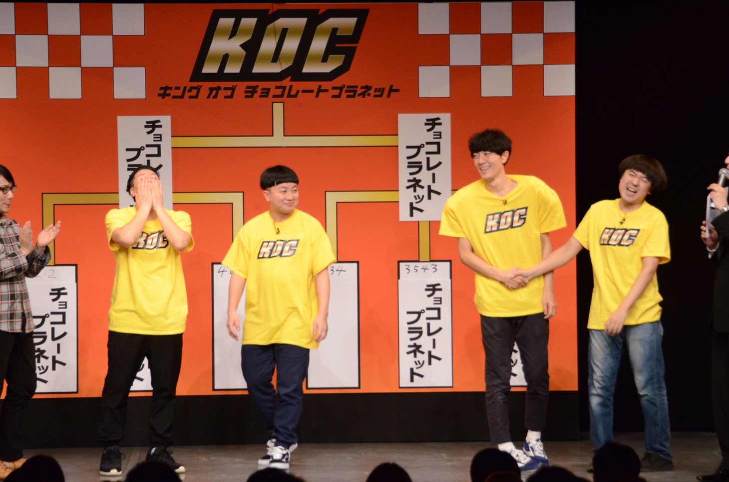 優勝が決まった瞬間。