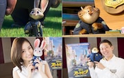 ディズニー映画「ズートピア」日本版声優の(下段左から)上戸彩、サバンナ高橋。(c)2016 Disney. All Rights Reserved.