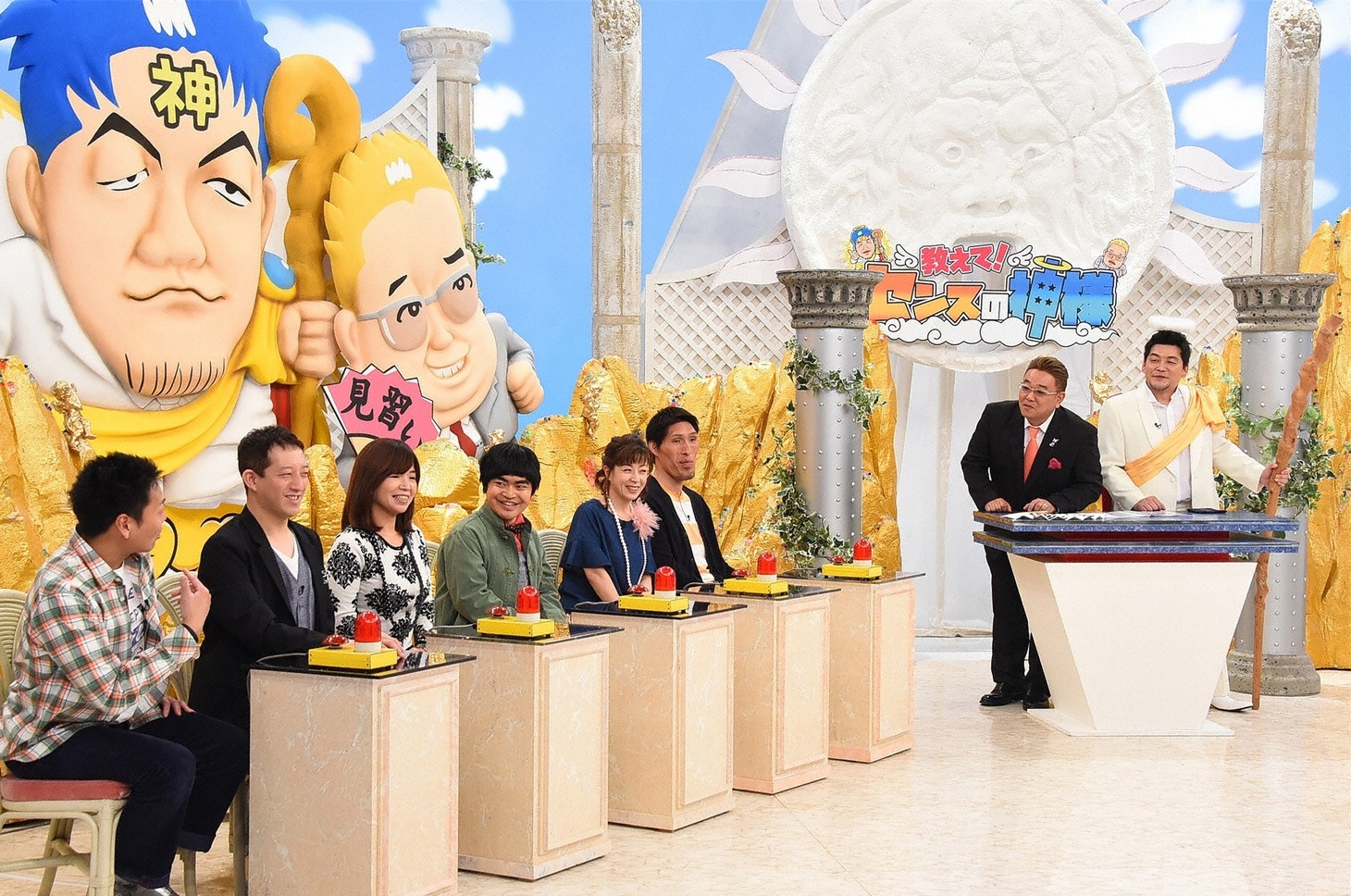 「教えて！センスの神様 アナタの人生をちょっぴり豊かにするクイズ」のワンシーン。(c)関西テレビ