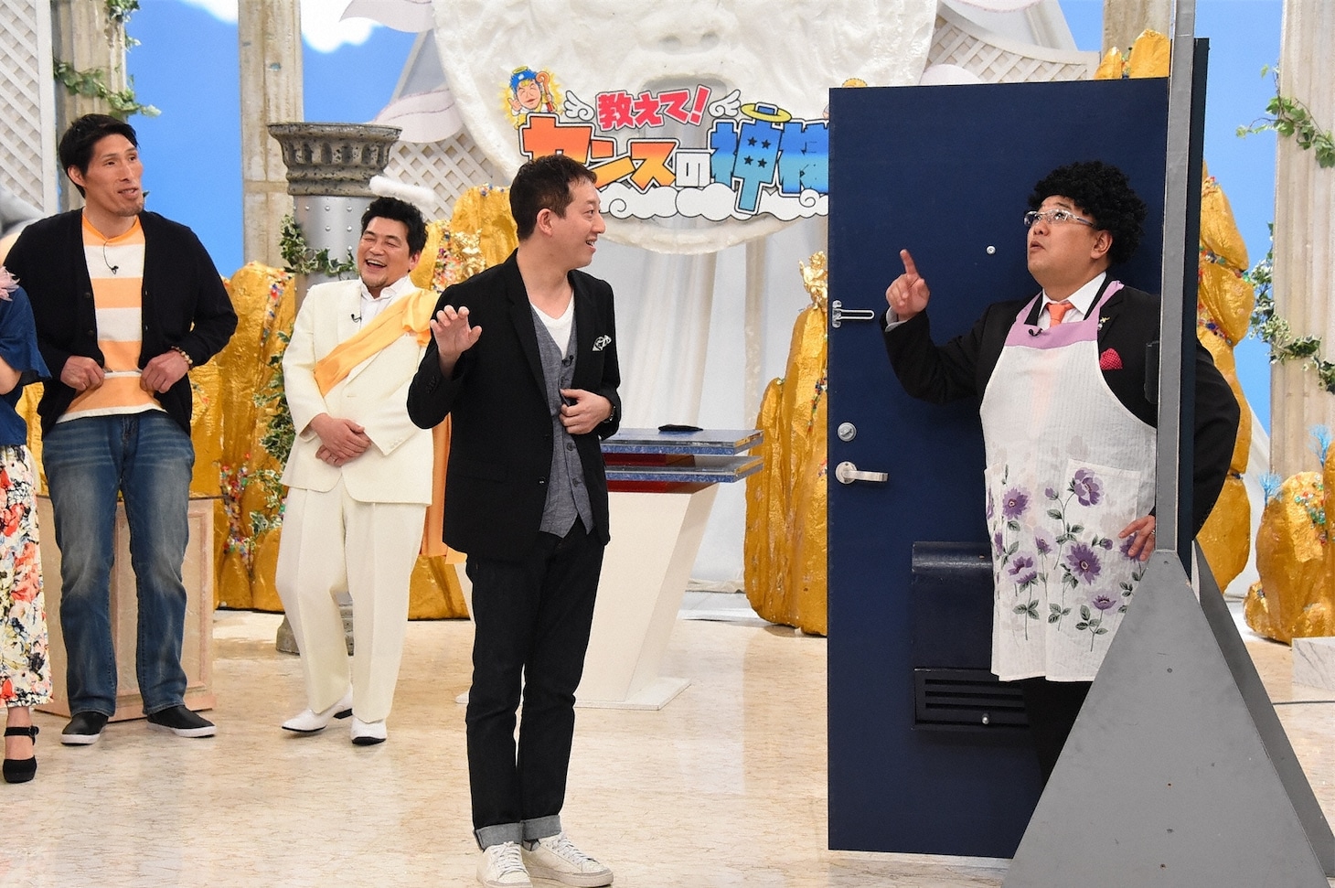 「教えて！センスの神様 アナタの人生をちょっぴり豊かにするクイズ」のワンシーン。(c)関西テレビ