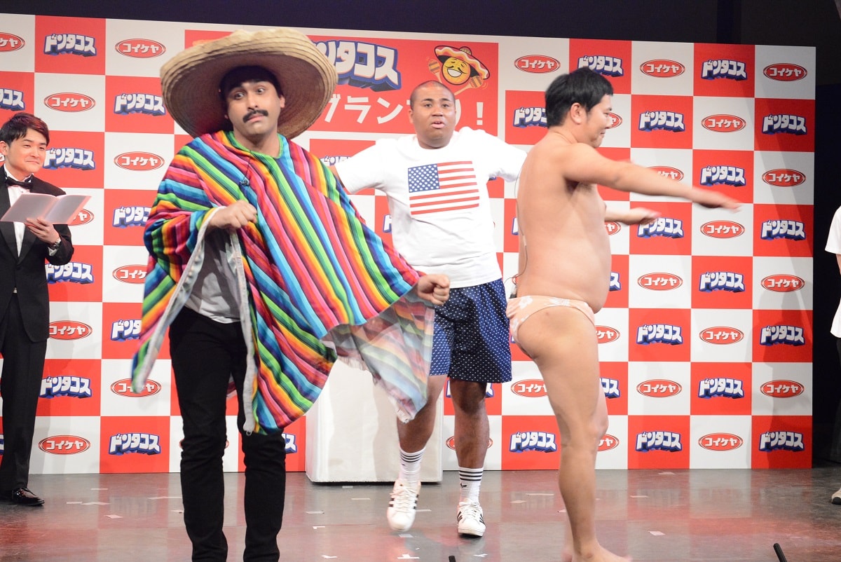 マテンロウ・アントニー、デニス植野、とにかく明るい安村によるダンス対決。