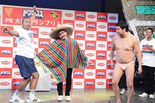 マテンロウ・アントニー、デニス植野、とにかく明るい安村によるダンス対決。