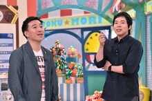 左から月亭八光、今田耕司。(c)読売テレビ