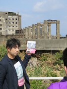 「軍艦島あるある、天候により上陸できない可能性が20%くらいありがち♪　だけどRGを信じて行ってみるツアー」の様子。