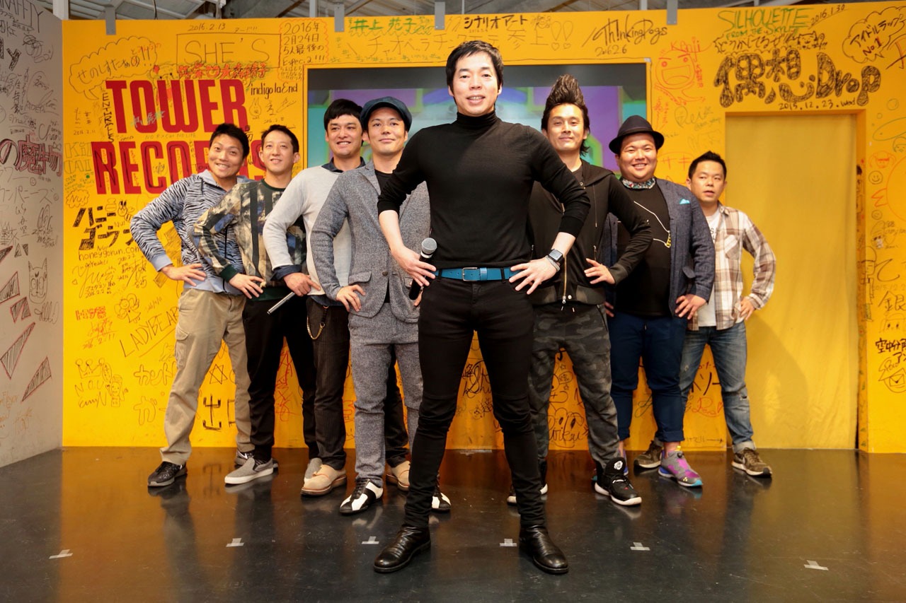 イベントに出演した（左から）サバンナ、シャンプーハット、今田耕司、ミサイルマン、ダイアン津田。