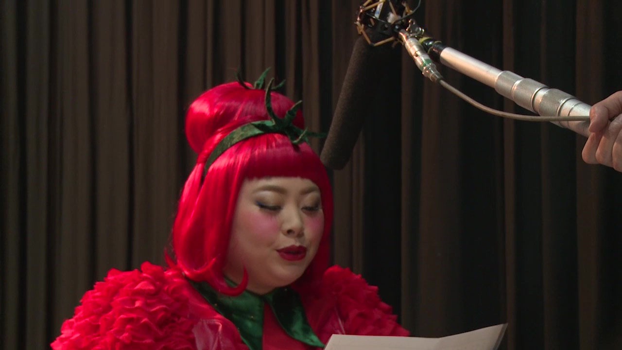 メイキングのワンシーン。