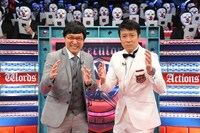 （左から）南海キャンディーズ山里、加藤浩次。(c)関西テレビ