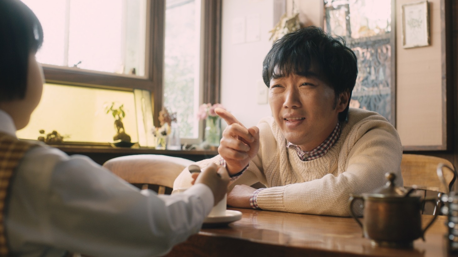 「クリープ」の新CM「そうなんです。ちゃんとつくってます。」篇のワンシーン。