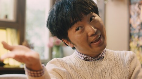 「クリープ」の新CM「そうなんです。ちゃんとつくってます。」篇のワンシーン。