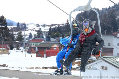 DVD「ウルトラ怪獣散歩」の「新潟編」に登場する怪獣たち。