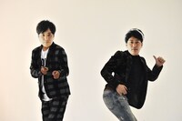 ジャケット撮影の様子。