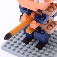 ナノブロック「しげぞう」の杖の部分。