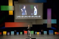 TBSの藤井健太郎氏が手掛けたステージ「ジュニアVSジュニア」のワンシーン。