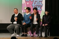 （左から）TKO木下、ジャルジャル、鳥居みゆき。(c)関西テレビ