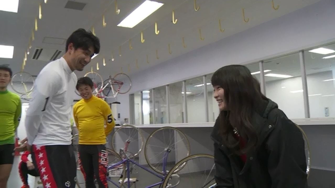 CM撮影時の様子。